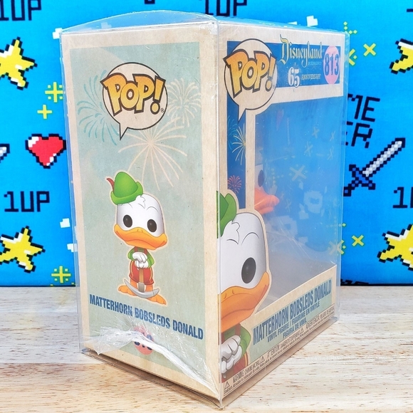 Funko PoP Disneyland Resort 65th Anniversary Matterhorn Bobsleds Donald #813 New - Picture 2 of 10